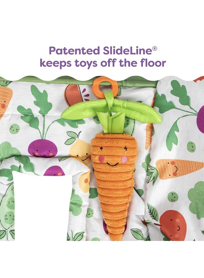 Boppy Shopping Cart Cover for Baby - 360° Coverage Cart Cover for Babies with Safety Harness, Toy Tether, One-Hand Placement, Machine-Washable, 6 Month & Up - Multicolor Farmer's Market - Image 4