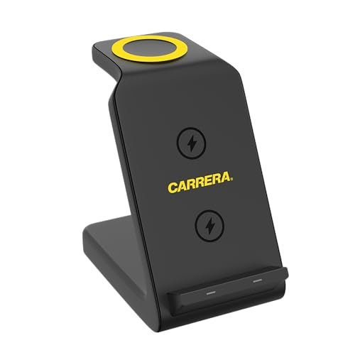 Carrera 22.5W Magnetic 3 in 1 Wireless Charger Stand CWC-234, 15W Fast Charging for Phone, 5W for Earbud, 2.5W for Watch, Type C Cable Included, Multi-Device Compatible - Image 1