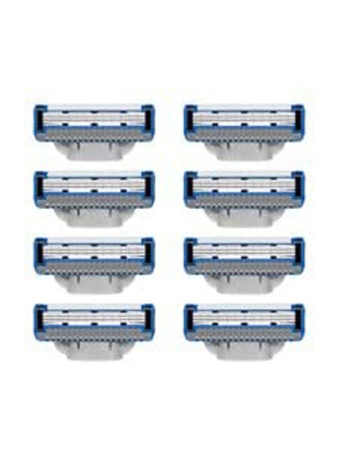 King of shaves - , K3 Three Blade Cartridge, Pack of 8 - Image 1