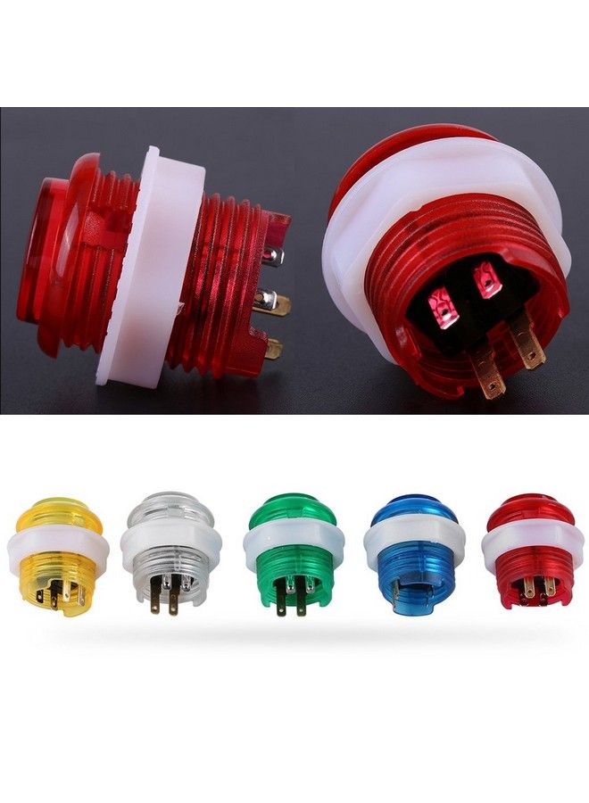 Walfront Arcade Led Button 5Pc/Set Led Illuminated Push Button With Microswitch For Arcade Game Parts Multicade Choice Of 5 Colour - Image 5
