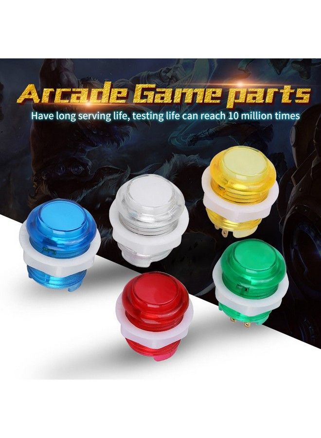 Walfront Arcade Led Button 5Pc/Set Led Illuminated Push Button With Microswitch For Arcade Game Parts Multicade Choice Of 5 Colour - Image 4