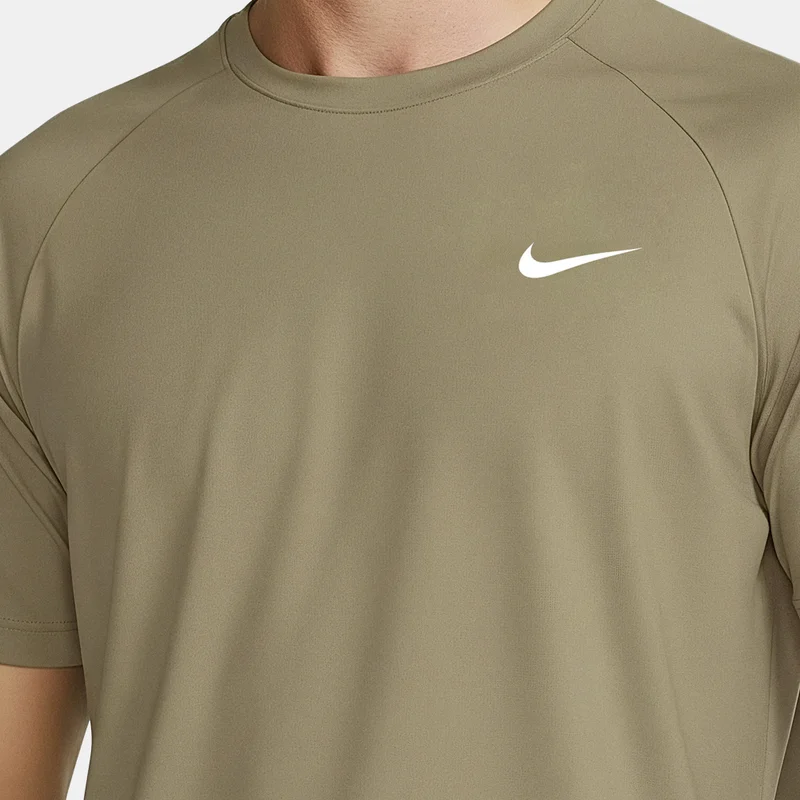 Nike Purple Men's Swim Hydroguard Essential Dri-FIT UV swimming Top for Men | Best Price UAE