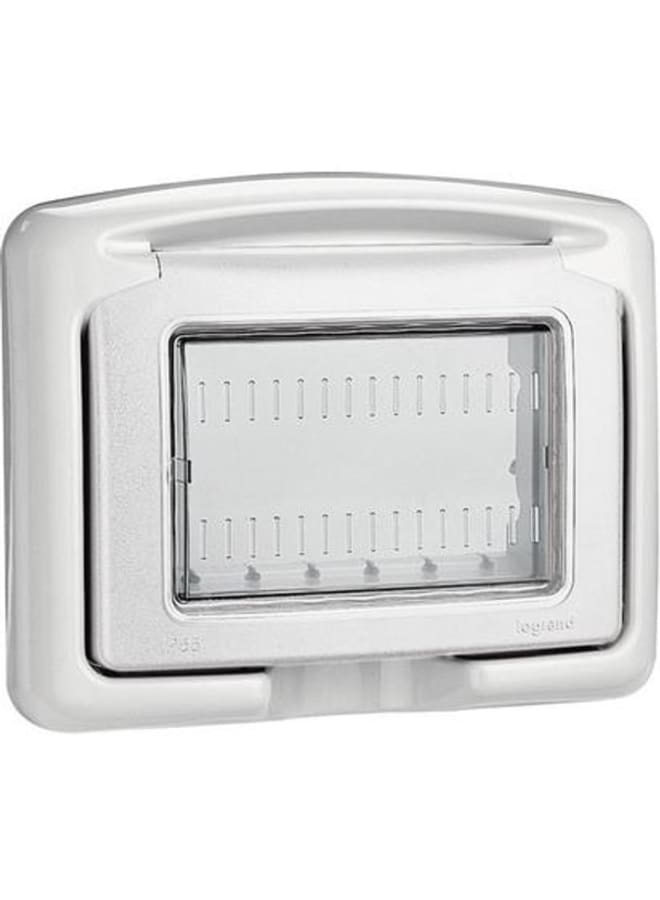 Bticino 3-hole waterproof cover with a bticino