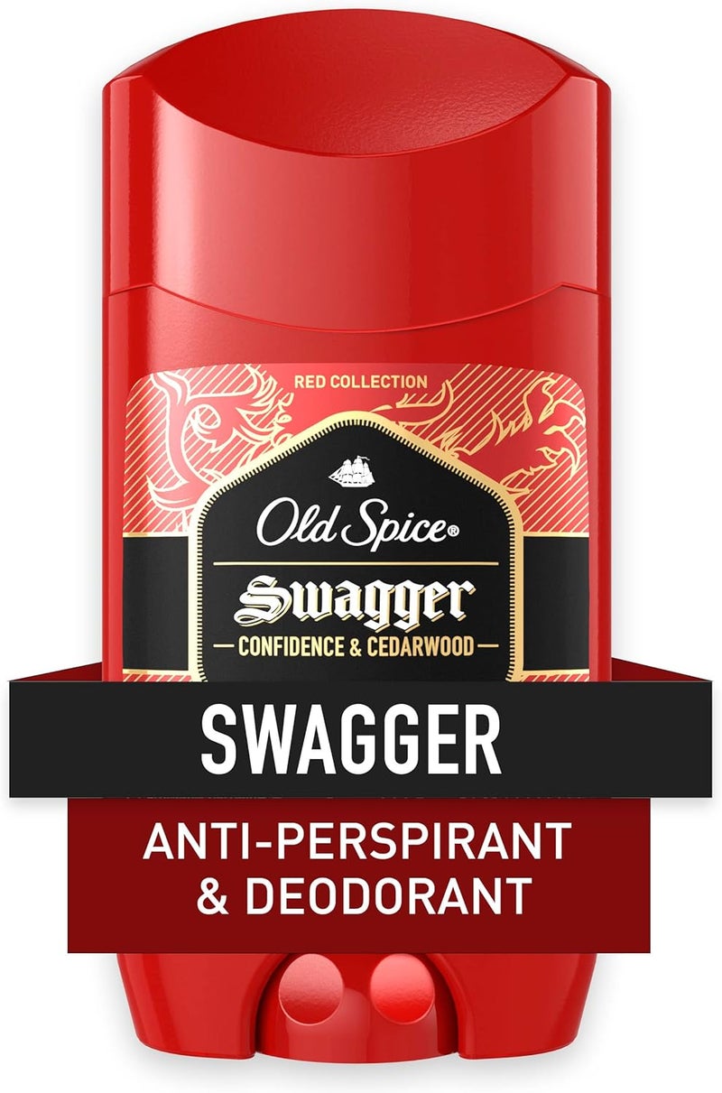 Old Spice Invisible Swagger مضاد التعرق ومزيل العرق، 2.6 أونصة - رائحة الثقة وخشب الأرز - Image 1