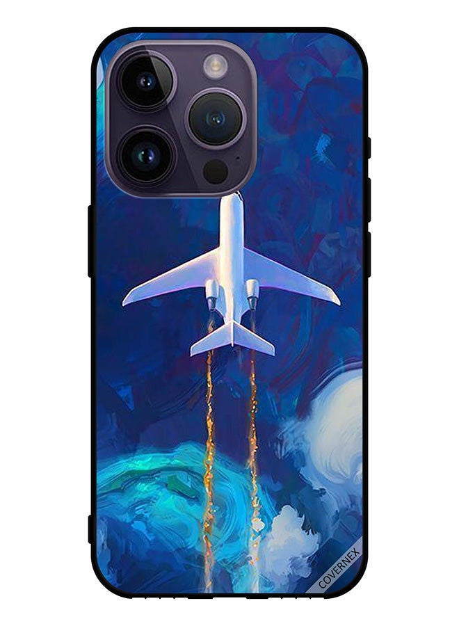 Covernex Protective Case Cover For Apple iPhone 14 Pro Airplane Art - Image 1