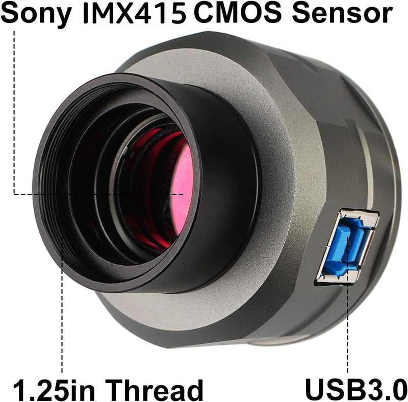 SVBONY Svbony SV205 Electronic Eyepiece USB3.0, 8MP 1.25″ Color, Telescope Camera for Beginner Planetary Astronomer Moon Astrophotography  - Image 2