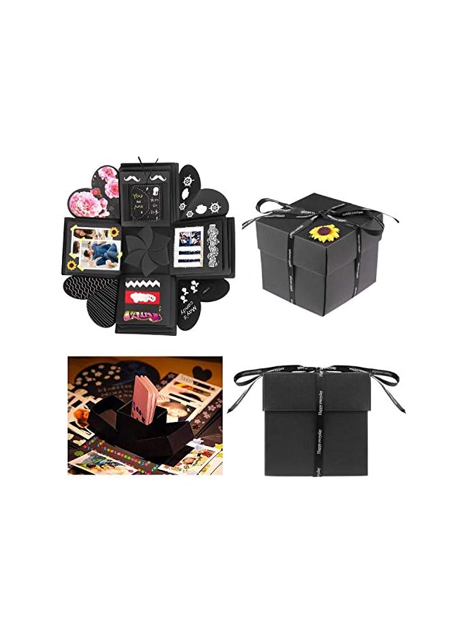 The Bros صندوق انفجار إبداعي ألبوم صور DIY صندوق هدايا لعيد الميلاد، عيد الحب، الذكرى السنوية، الزفاف - Image 2