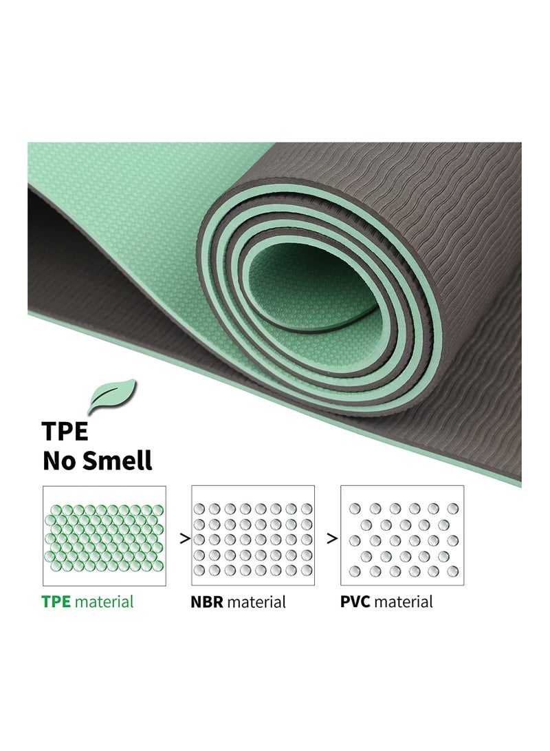 AMM Yoga Mat for Women & Men  Non-Slip Exercise & Fitness Mat for Home Gym & Outdoor Workouts  Thick Durable & Comfortable - Image 4