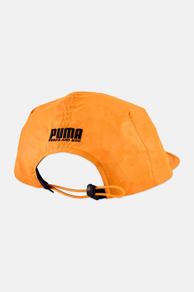 PUMA Men Brand Logo Drawstring Cap, Orange - Image 2