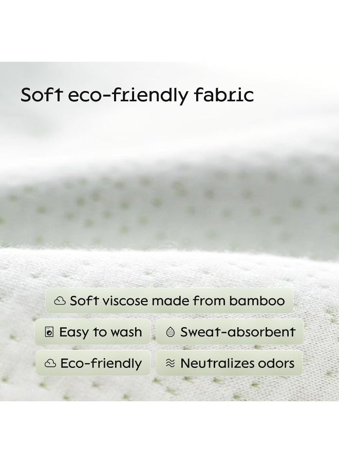 2 Pack Waterproof Bamboo Pillow Protectors Standard 20x26 Inches  - Image 5