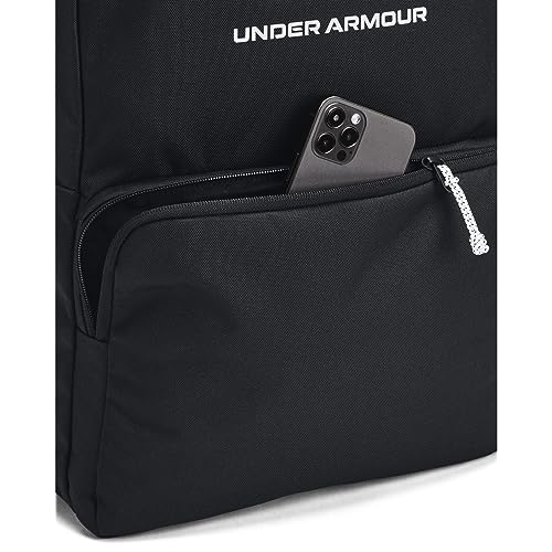 UNDER ARMOUR حقيبة ظهر أندر أرمور للجنسين - بالغين لودون، (001) أسود/أسود/أبيض، مقاس واحد يناسب معظم الأحجام - Image 5