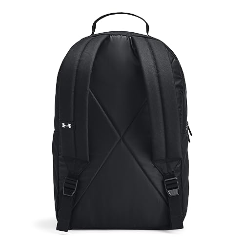 UNDER ARMOUR حقيبة ظهر أندر أرمور للجنسين - بالغين لودون، (001) أسود/أسود/أبيض، مقاس واحد يناسب معظم الأحجام - Image 2