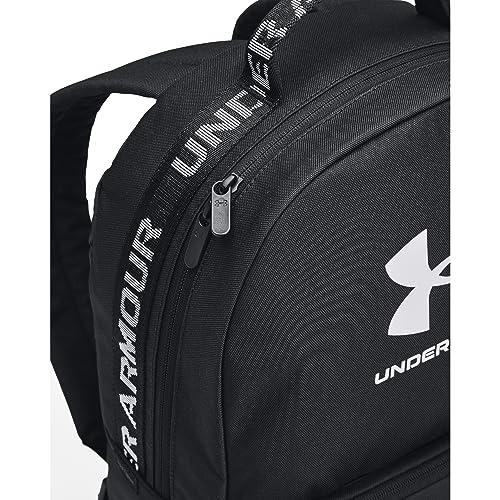 UNDER ARMOUR حقيبة ظهر أندر أرمور للجنسين - بالغين لودون، (001) أسود/أسود/أبيض، مقاس واحد يناسب معظم الأحجام - Image 4