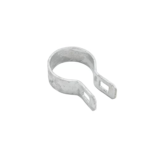 Ozark Fence Galvanized Steel Chain Link Brace Band, Durable Steel Chain Link Fence Hardware, Rust-Resistant, Easy Install, Includes Required Bolt (3, 2-7/8") - Image 3