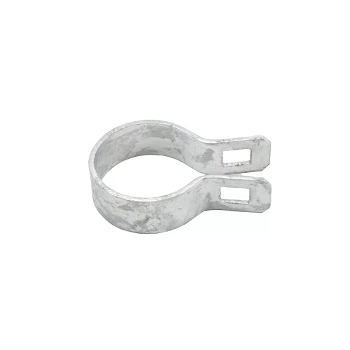 Ozark Fence Galvanized Steel Chain Link Brace Band, Durable Steel Chain Link Fence Hardware, Rust-Resistant, Easy Install, Includes Required Bolt (3, 2-7/8") - Image 4