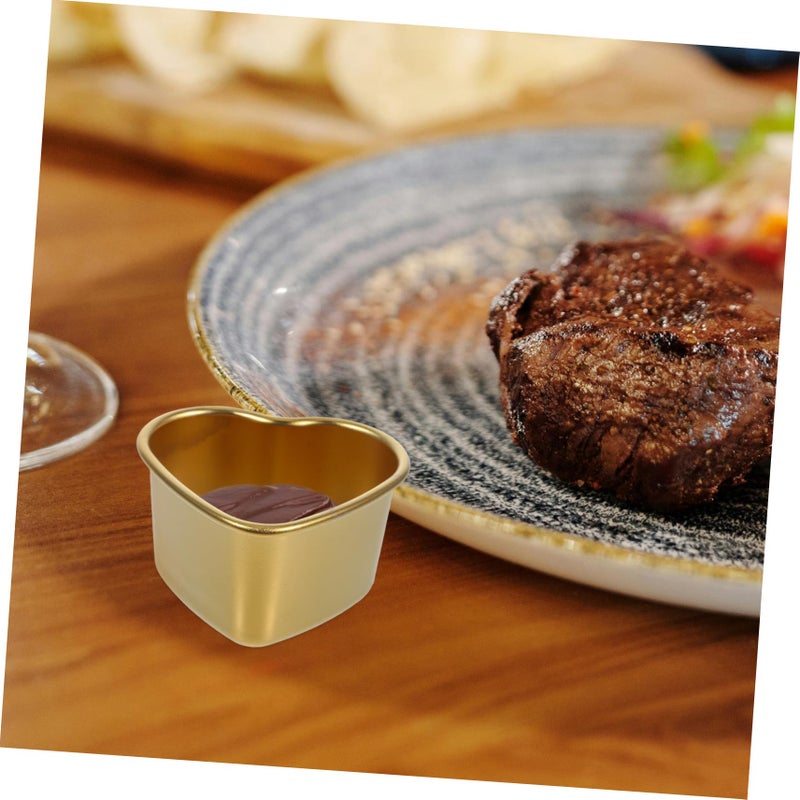 Stainless Steel Sauce Dish Dipping Tray Portable for Sushi Grilling and Seasonings - Image 5