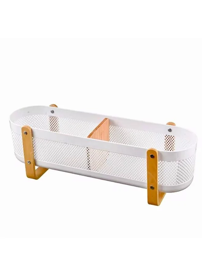 Casa Quesera wooden Handle storage - white