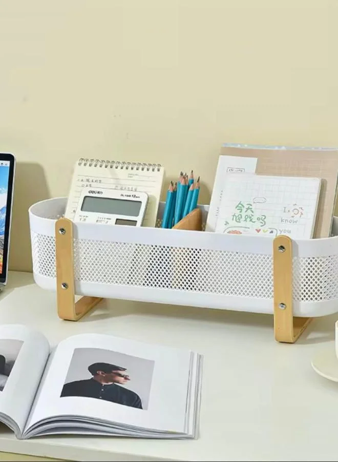 Casa Quesera wooden Handle storage - white