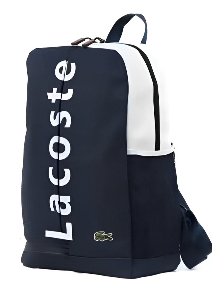 Lacoste L!VE Lacoste BackPack Bag Navy Blue Laptop For Unisex  - Image 1