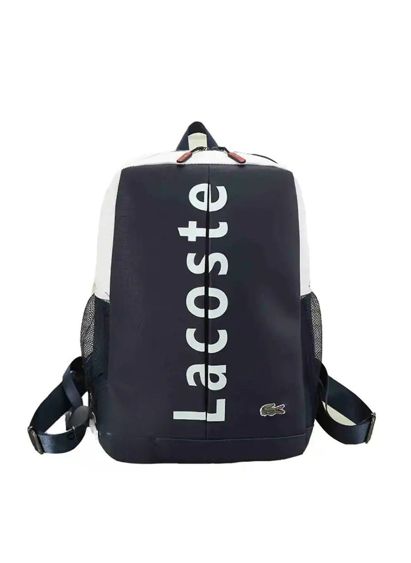 Lacoste L!VE Lacoste BackPack Bag Navy Blue Laptop For Unisex  - Image 3