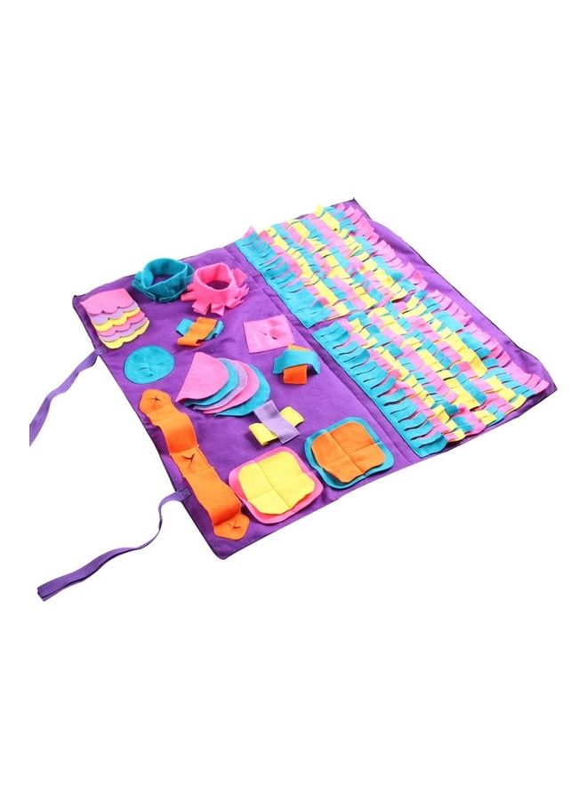 NIBEMINENT Pet Snuffle Training Feeding Mat Multicolour - Image 1