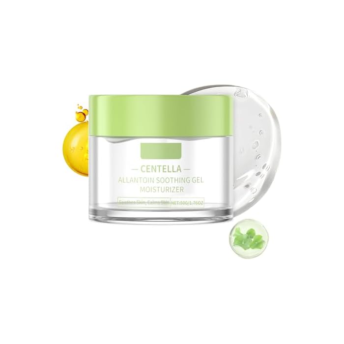 Centella Soothing Gel, Deep Hydrating, Botanic Ingredients with Centella Asiatica – Face Moisturizer for Skin Barrier Repair, Firm Skin, Face Moisturizing & Nourishing for Women Girls