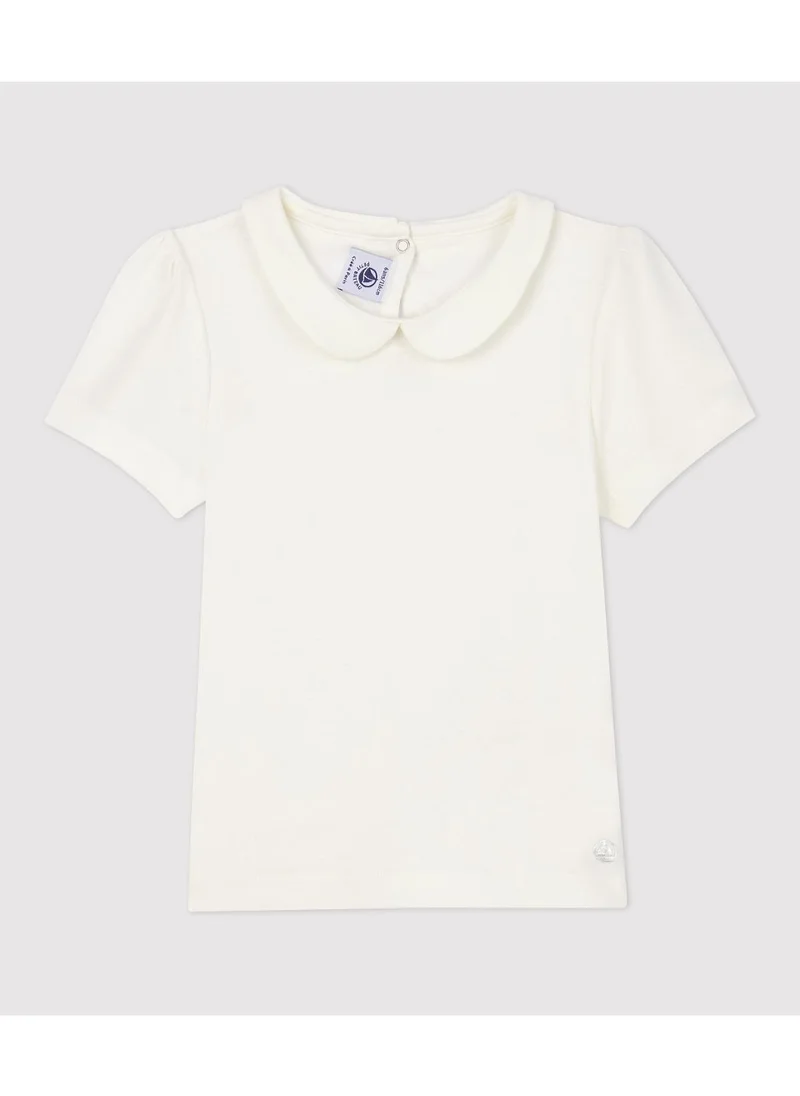 Petit Bateau Girls' Short-Sleeved Organic Cotton T-Shirt