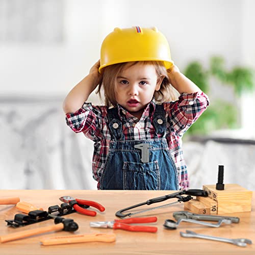 Gresdent 28 Pcs Kids Toy Tool Set Construction Party Supplies Plastic Pretend Play Accessory for Boys with Screwdrivers Pliers Axes Saws - Image 5