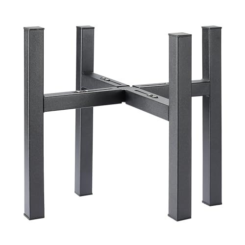 Metal Plant Stand for Large Plants Adjustable Width Fits 1012 Inch 14 Inch 16 Inch PotOutdoor Plant Stands for Indoor Plants Multiple TallBlack Planter Stands for Patio and Window 1 Pack
