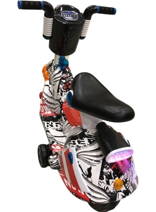 يونايتد دراجة يونايتد PB101 الكهربائية متوسطة الحجم بثلاث عجلات، 6 فولت، للأطفال، لون أحمر - Image 3