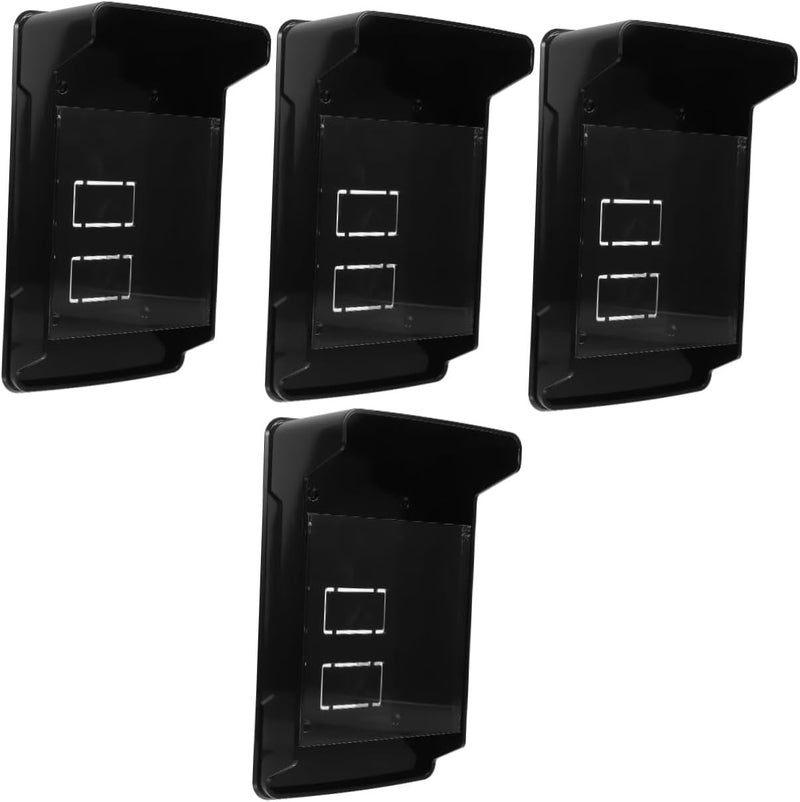 4Pcs Outdoor Doorbell Cover Rainproof Protective Access Cover for Doorbells Control Machines - Image 1