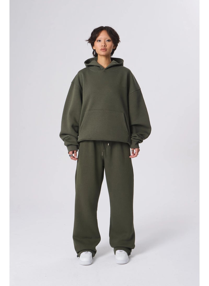 Galata Fabrica Unisex Premium Oversize Sweatpants with adjustable cords at ankles - Image 2