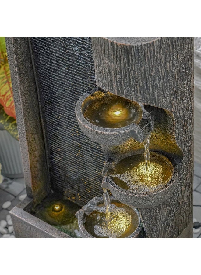 DANUBE HOME Whisper Fountain – Sleek Indoor-Outdoor Water Feature with Soft Flow, Modern Accent for Homes, Offices, Balconies & Gardens 39×22.5×75.5 cm - Image 4