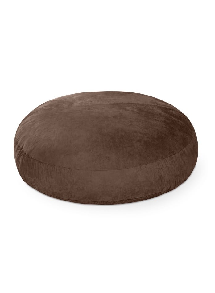 Comfy Comfy Giant Ultra XXL Soft & Fluffy Brown Cocoon Bean Bag  - Image 4