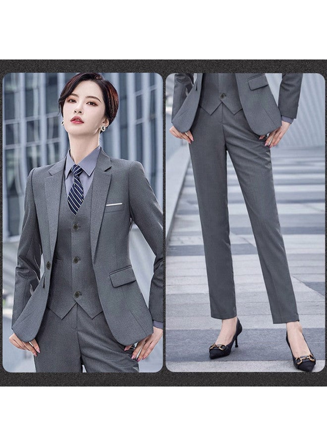 ROMON بدلة نسائية بسيطة، مجموعة بدلات نسائية غير رسمية، مجموعة بدلات نسائية مريحة ومتعددة الاستخدامات - Image 3