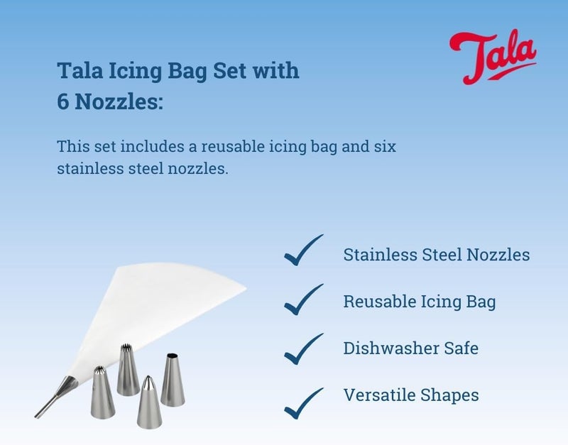 Tala Spritzbeutel-Set mit 3 Tüllen - Image 2