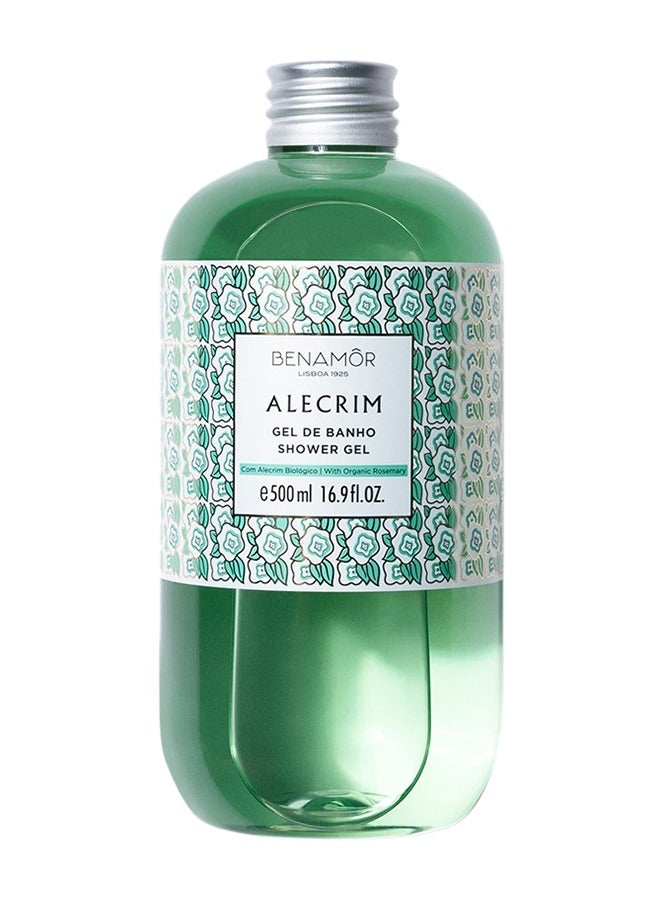 BENAMÕR Alecrim Shower Gel – Refreshing Body Wash with Organic Rosemary Oil and Glycerin | Invigorating Daily Cleanse with Herbal Scent | Vegan, Paraben-Free – 500ml - Image 1