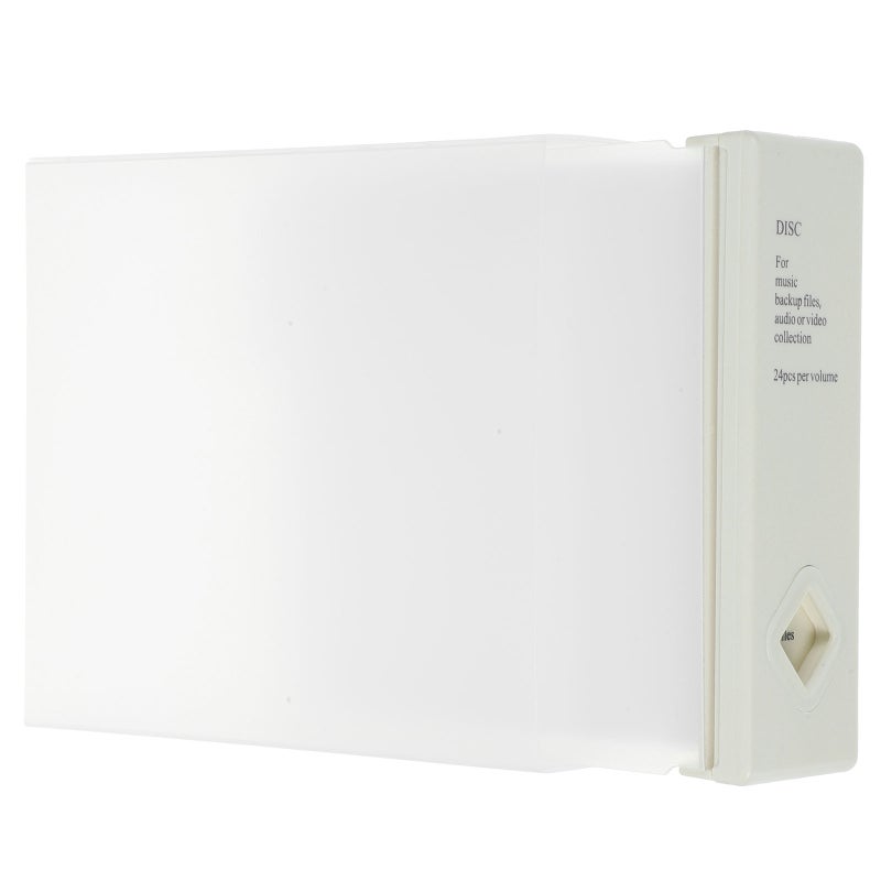 CD Case -Capacity DVD Case Portable CD Case Holder Disc Storage Pouch - Image 1