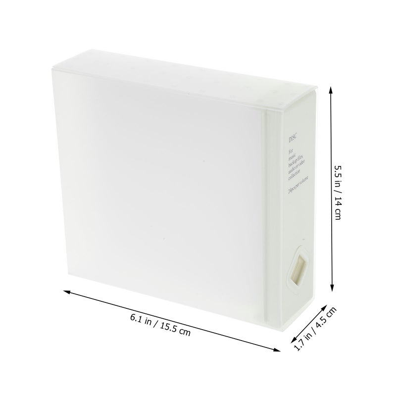 CD Case -Capacity DVD Case Portable CD Case Holder Disc Storage Pouch - Image 2