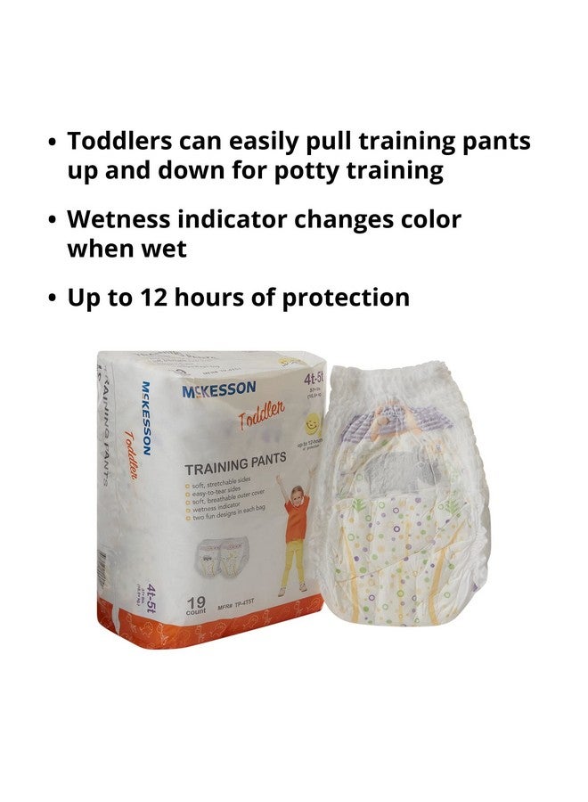 McKesson Toddler Training Pants, Size 4T to 5T (Over 37 lbs), 19 Count, 1 Pack - Image 4