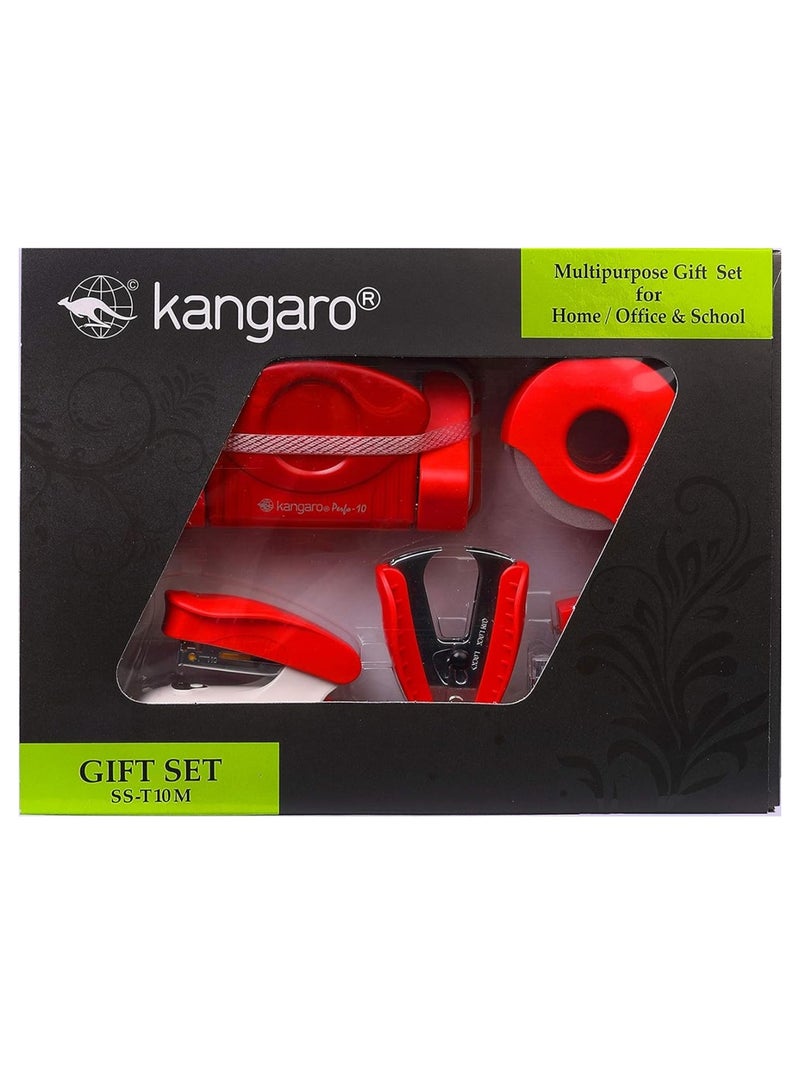 Kangaro 5-Piece Office Stationery Gift Set Assorted Colours - Image 4
