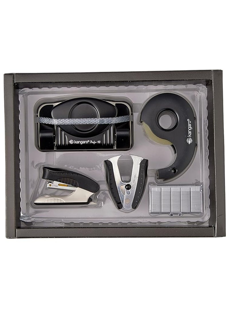 Kangaro 5-Piece Office Stationery Gift Set Assorted Colours - Image 3