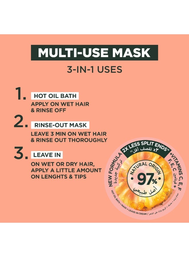 غارنييه جارنيه قناع شعر 3 في 1 مضاد للكسر بتصميم اناناس للشعر من الترا دو - Image 4