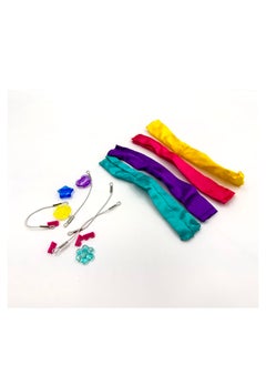 RMS Make Your Own Scrunchie Kit – Diy Scrunchie Designer With Fabrics, Elastic Bands, And Gem Clips  - Image 2