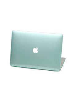 Generic Apple Notebook Protective Case Crystal Frosted Macbook Pro Protective Case Transparent Macbook Air Computer Case-Color:Crystal Hollow-Green-Applicable Model:2023-2024air15（A2941/A3114）  - Image 1