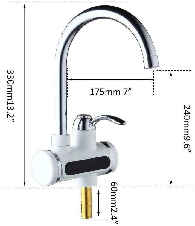 LANKESH ENTERPRISE LANKESH ENTERPRISE Electric Kitchen Water Heater Tap Instant Hot Water Faucet and Free Hanging Bag  - Image 5