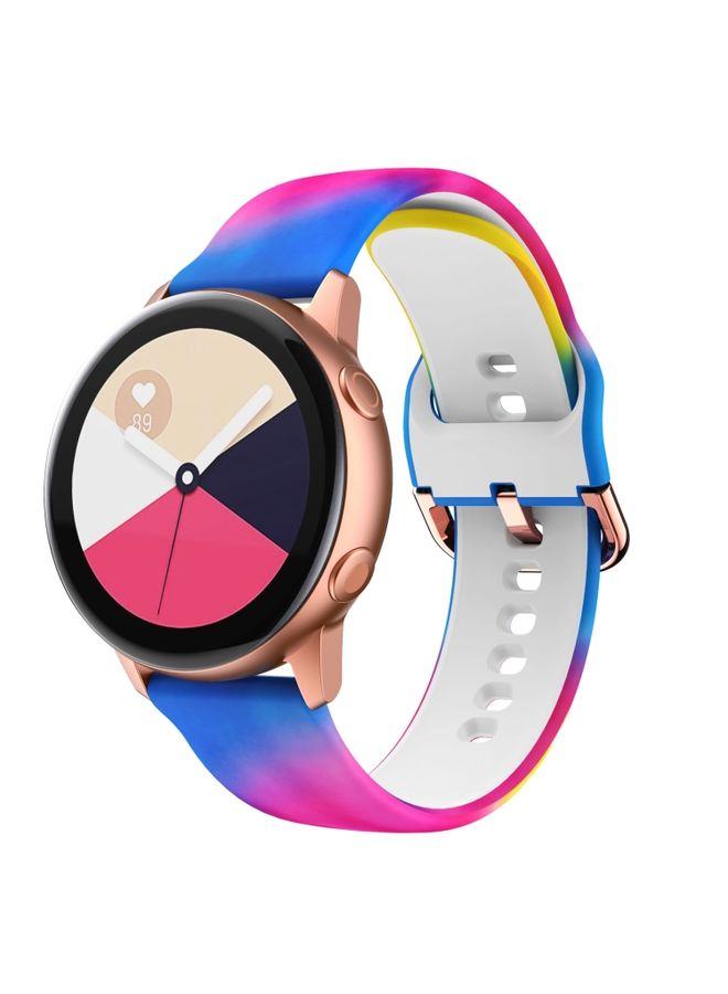 Replacement Strap For Samsung Galaxy Watch 42mm Silicone Printing Watch Band Colorful