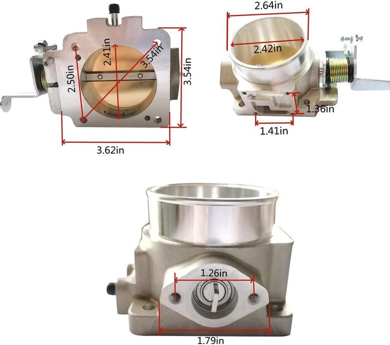 HJSIUTV 62mm Throttle Body for 1991-2003 Jeep Wrangler Cherokee 4.0L YJ TJ XJ ZJ WJ - Image 3