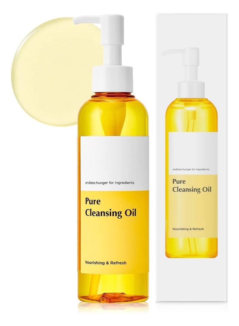 MA:NYO زيت تنظيف نقي (6.7 أونصة سائلة / 200 مل) - يذوب الرؤوس السوداء وإزالة المكياج اليومية بلطف للبشرة الحساسة مع زيت الأرغان (فيتامين E)، يغذي البشرة ويحافظ على توازن الرقم الهيدروجيني (أصفر) - Image 4