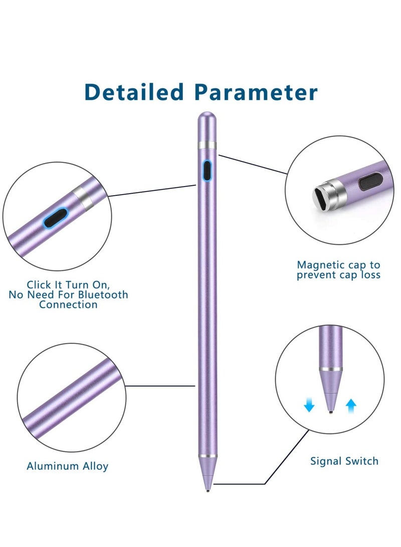 ELTRAZONE Active Stylus Pens for Touch Screens, Digital Stylish Pen Pencil Rechargeable Compatible with Most Capacitive Touch Screens - Image 2